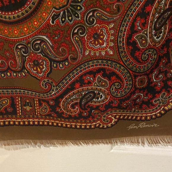 Paisley Patterned Scarf - Picture 13 of 14